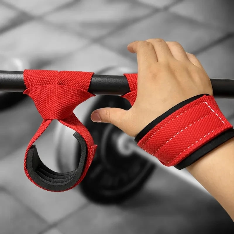 Gym Lifting Straps Barbell Deadlift Booster Belt Fitness Anti-slip Hand Wraps Wrist Straps Fitness Training Auxiliary Belt American Fitness CLub