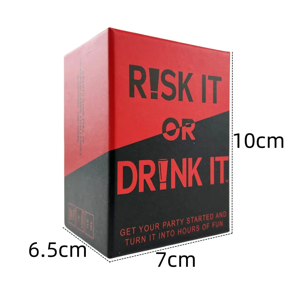 Risk It Or Drink It Card Game Drinking Game Pregame Dares American Fitness CLub