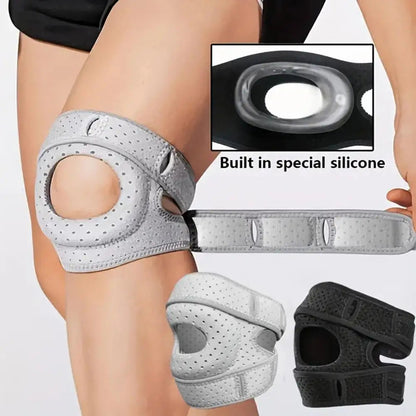 Knee Brace, Wellnee Patellar Pad Realign Knee Joint While You Move, Adjustable Tendon Support Sleeve Braces for Knee Support American Fitness CLub