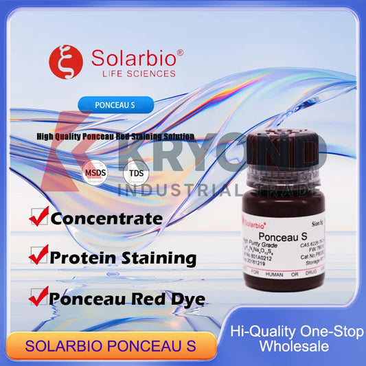 SOLARBIO PONCEAU S Ponceau Red Powder for Protein Staining and Visualization in Laboratory Applications Original Product American Fitness CLub