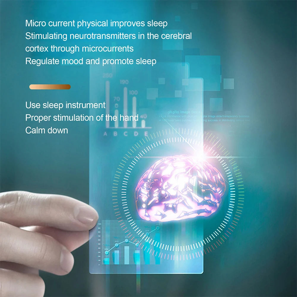 Sleep Aid Machine Focus Attention Improved Insomnia Artifact Anxiety Pressure Relief Lightweight Sleeping Device for Fast Asleep American Fitness CLub