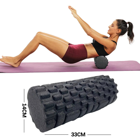 33cm Fitness Foam Roller Yoga Massage Roller EPP Pilates Foam Body Muscle Massage Roller Therapy Exercises Gym Home Exercise American Fitness CLub