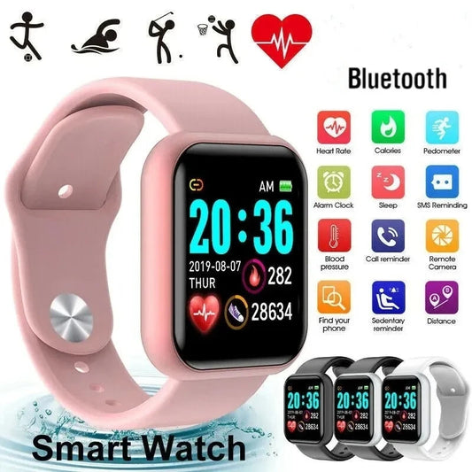 Smart Watch For Women Men Wristwatch Bluetooth Connected Phone Player Music Fitness Sport Bracelet Sleep Monitor Digital Watches American Fitness CLub
