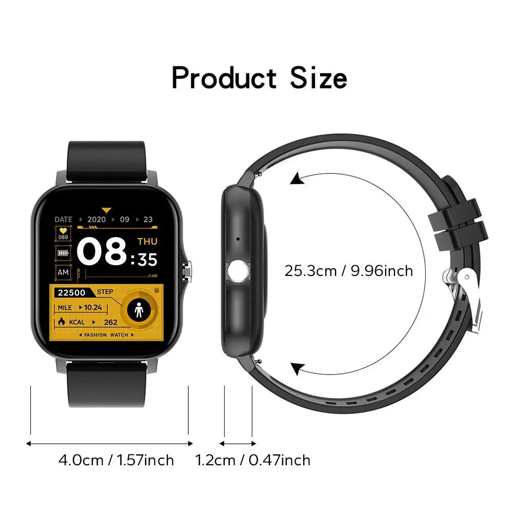 2025 Smartwatch Android Phone 1.44''Inch HD Screen Bluetooth Call Blood Oxygen/Pressure Monitoring Smart Watch Women Men Gift American Fitness CLub