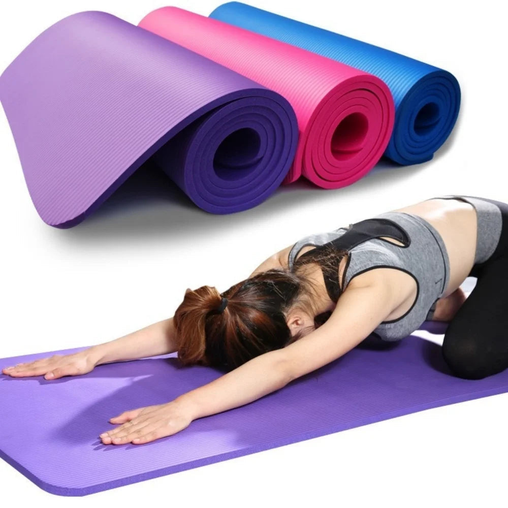 Yoga Mat Anti-skid Sports Fitness Mat 3MM-6MM Thick EVA Comfort Foam Yoga Mat for Exercise Yoga and Pilates Gymnastics Mat American Fitness CLub
