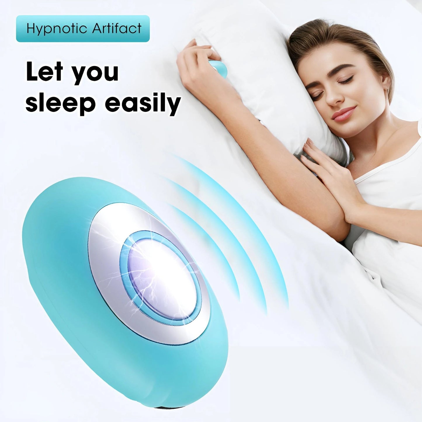 Sleep Aid Insomnia Relief Microcurrent Handheld Hypnosis CES Mental Stress Anxiety Depression Eliminat Relax with Sling Brain American Fitness CLub