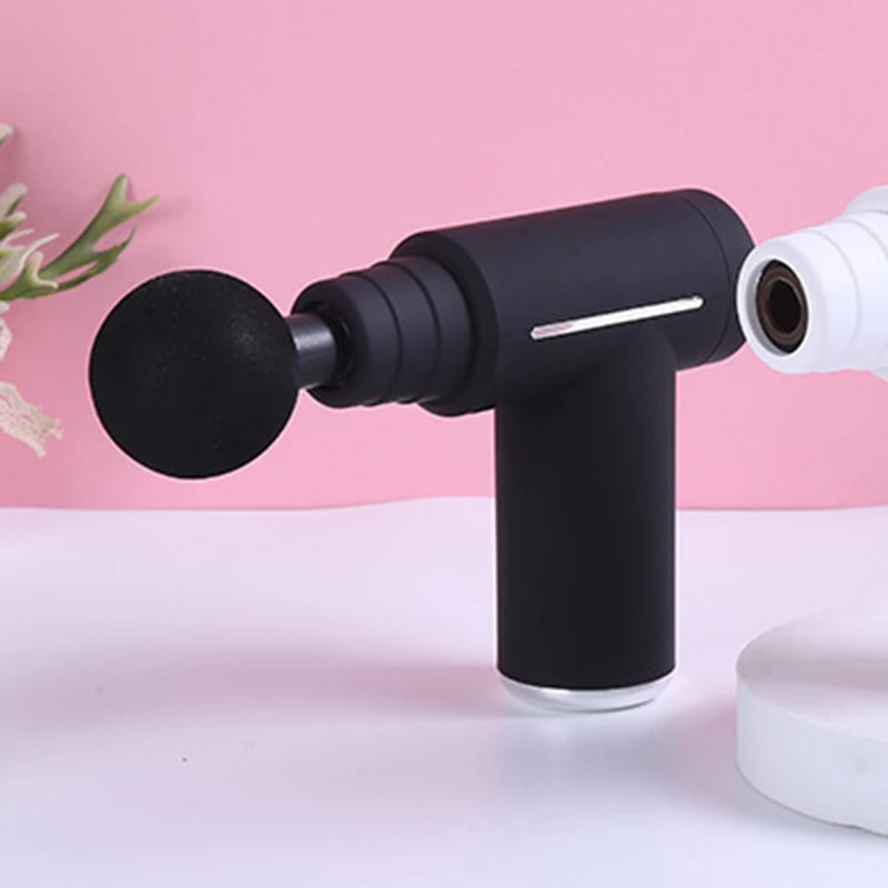 Professional Level Muscle Massage Gun Relaxation Intelligent Exercise Fitness Massager Cold And Hot Compress Fascia Gun 6 Heads American Fitness CLub