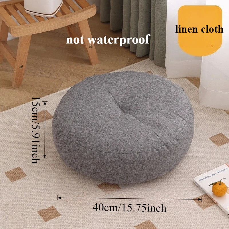 Floor Cushion Round Floor Seating Pillow Cushion Meditation Yoga Seat Kneeling Mat Thick Waterproof Cushions 방석 두꺼운 Cojín Silla American Fitness CLub