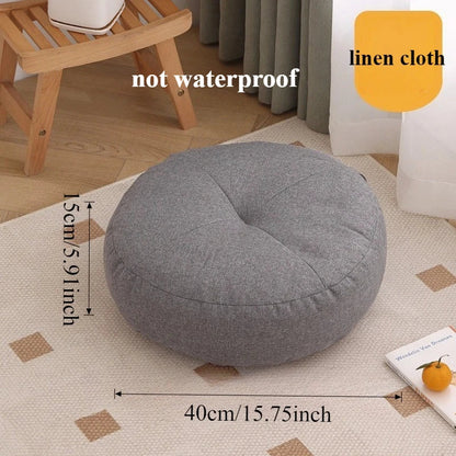 Floor Cushion Round Floor Seating Pillow Cushion Meditation Yoga Seat Kneeling Mat Thick Waterproof Cushions 방석 두꺼운 Cojín Silla American Fitness CLub