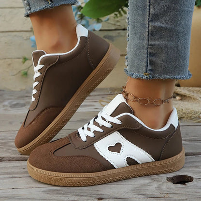 Lightweight Fashion Sneakers for Women Breathable Non Slip Casual Sports Shoes Woman Comfortable Lace Up Flat Sneakers Plus Size American Fitness CLub