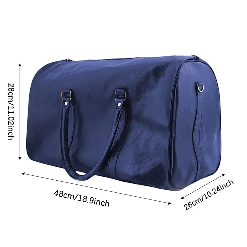 Leather Sports Bags Gym Bag Dry Wet Bag For Men Women Training For Shoes Fitness Yoga Travel Storage Luggage Shoulder Sport Bag American Fitness CLub