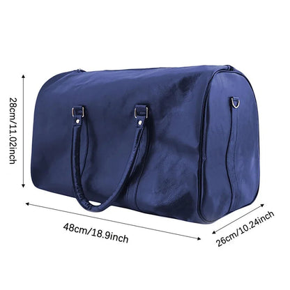 Leather Sports Bags Gym Bag Dry Wet Bag For Men Women Training For Shoes Fitness Yoga Travel Storage Luggage Shoulder Sport Bag American Fitness CLub