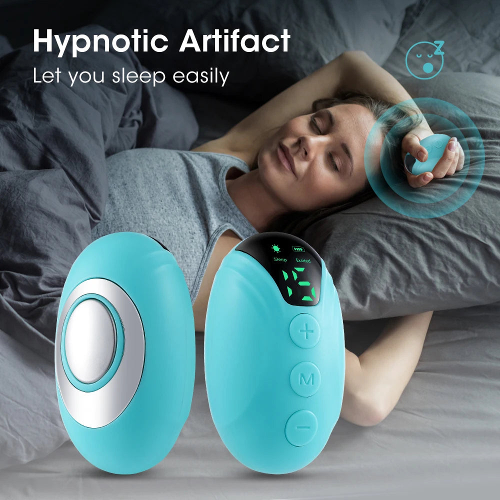 Sleep Aid Insomnia Relief Microcurrent Handheld Hypnosis CES Mental Stress Anxiety Depression Eliminat Relax with Sling Brain American Fitness CLub