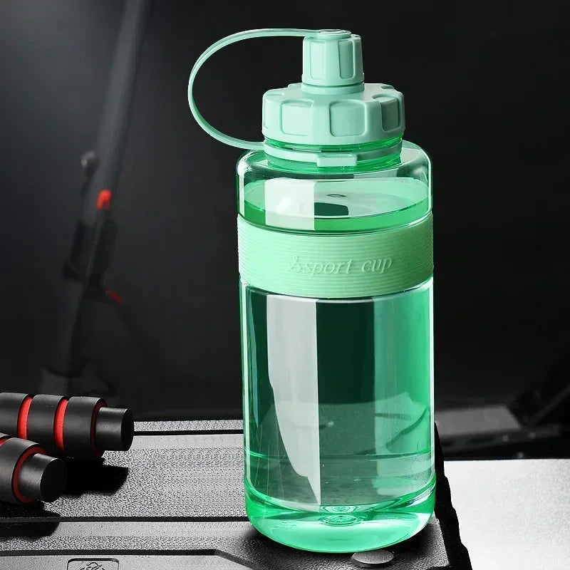 2 Liter Big Water Bottle With Straw 2L/1.5L/1L/0.6L Large Capacity School Gym Sports Drinking Bottles Fitness botella de agua 물병 American Fitness CLub