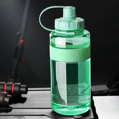 2 Liter Big Water Bottle With Straw 2L/1.5L/1L/0.6L Large Capacity School Gym Sports Drinking Bottles Fitness botella de agua 물병 American Fitness CLub