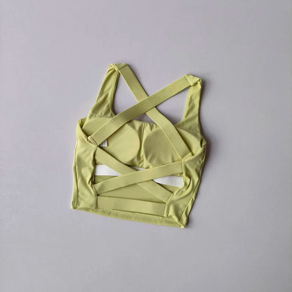 Women Sports Bra Top Push Up Fitness Yoga Bra Underwear Sport Tops For Women Breathable Running Vest Bralette Gym Wear Female American Fitness CLub