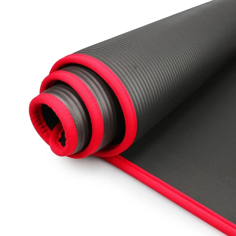10mm Extra Thick Yoga Mats for Beginners anti-slip Exercise Mats for GYM Fitness Pilates Meditation Pads Home gym Workout Mats American Fitness CLub
