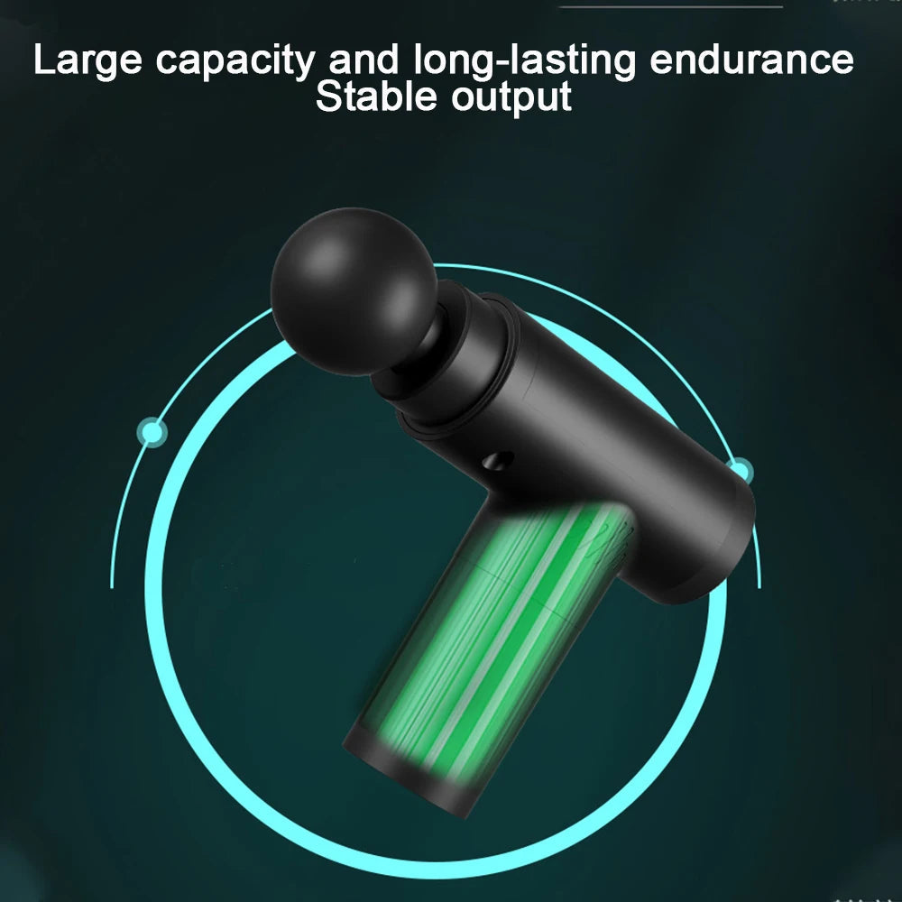 Mini Massage Gun with Multiple Adjustable Levels Portable Small Gun Electric Shock Muscle Massage Exercise and Fitness American Fitness CLub