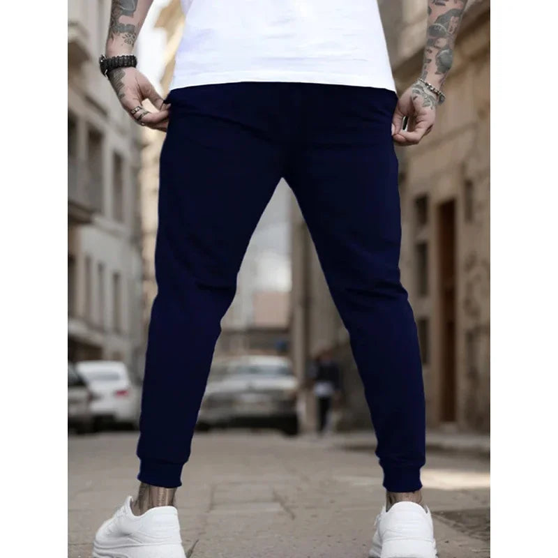 Summer Men's Joggers Ideal for Running Fitness Breathable Sweatpants for Workout Fashion Casual Trousers American Fitness CLub
