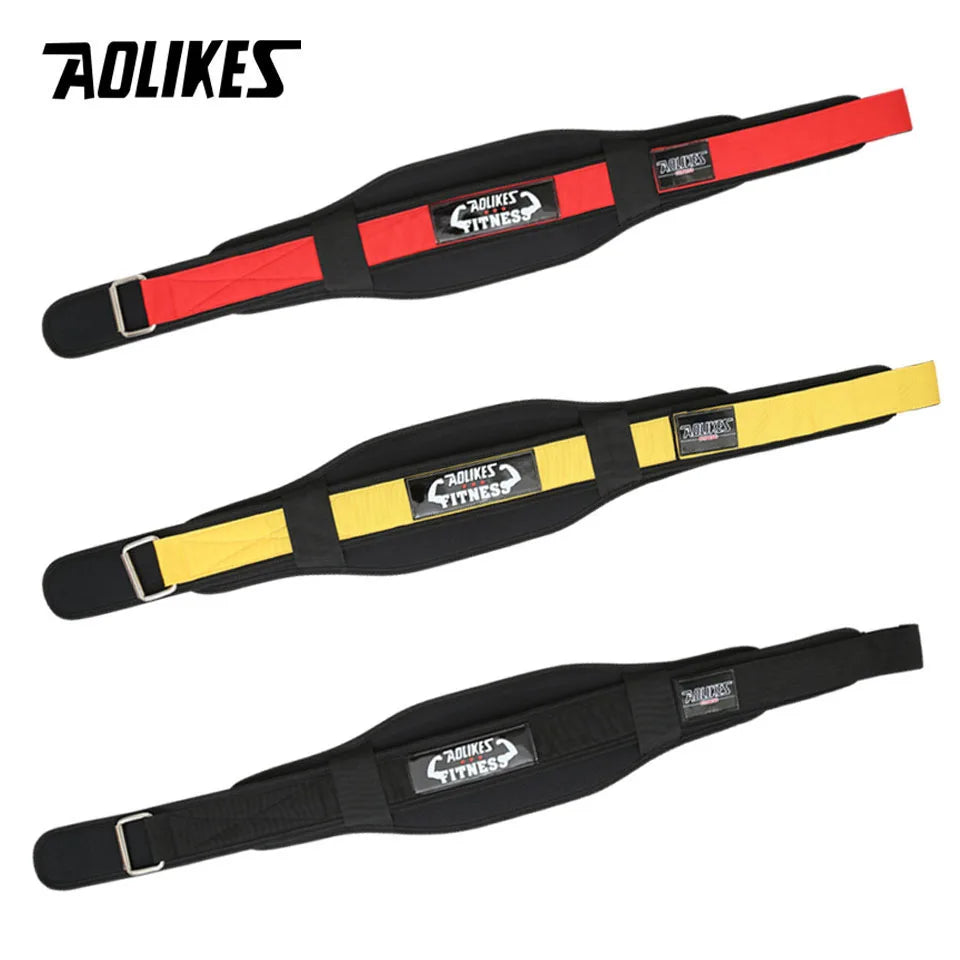 AOLIKES Fitness Weight Lifting Belt for Men & Women Gym Belts for Weightlifting, Powerlifting, Strength Training, Squat American Fitness CLub