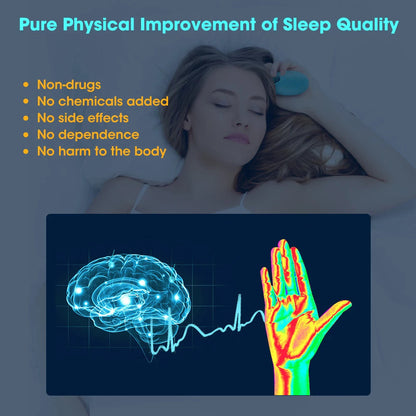 Sleep Aid Insomnia Relief Microcurrent Handheld Hypnosis CES Mental Stress Anxiety Depression Eliminat Relax with Sling Brain American Fitness CLub