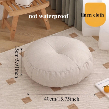 Floor Cushion Round Floor Seating Pillow Cushion Meditation Yoga Seat Kneeling Mat Thick Waterproof Cushions 방석 두꺼운 Cojín Silla American Fitness CLub
