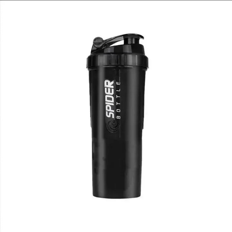 3 Layers Shaker Protein Bottle Powder Shake Cup Large Capacity Water Bottle Mixing Cup Body Building Exercise Mixing Bottle American Fitness CLub
