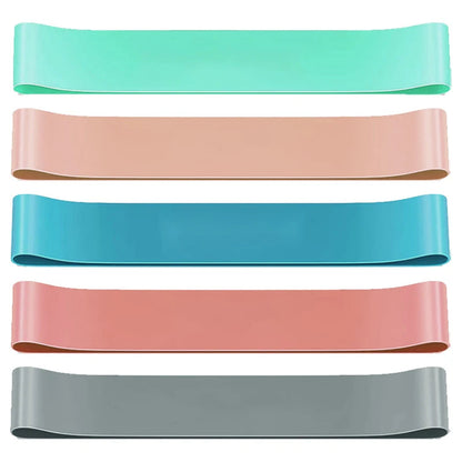 Different Resistance Bands Yoga Band Fitness Exercise Training Hip Tension Band Leg Squat Dance Elastic Loop Stretch Band American Fitness CLub