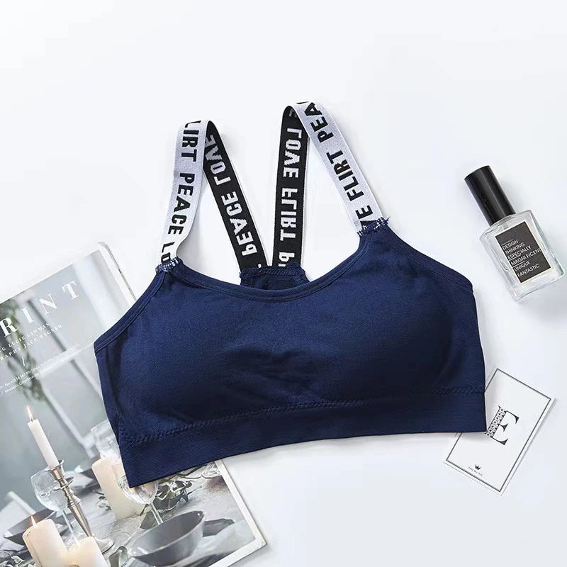 Women Sexy Sports Bra Tops For Gym Top Fitness Yoga Female Pad Sportswear Vest Tank Tops Sport Push Up Sports Bras Underwear American Fitness CLub