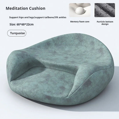 Cushion-Floor Pillow For Women Large Comfortable Meditation Cushion Foam Floor Cushion Seating For Adults-Premium Yoga Pillow American Fitness CLub