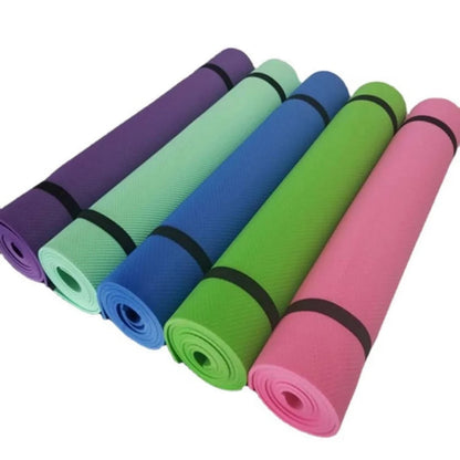 Yoga Mat Anti-skid Sports Fitness Mat 3MM-6MM Thick EVA Comfort Foam Yoga Mat for Exercise Yoga and Pilates Gymnastics Mat American Fitness CLub