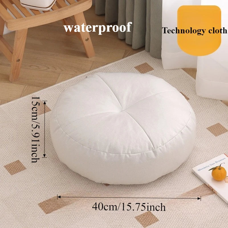 Floor Cushion Round Floor Seating Pillow Cushion Meditation Yoga Seat Kneeling Mat Thick Waterproof Cushions 방석 두꺼운 Cojín Silla American Fitness CLub