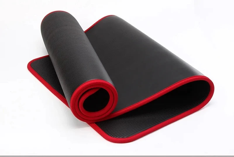 10mm Extra Thick Yoga Mats for Beginners anti-slip Exercise Mats for GYM Fitness Pilates Meditation Pads Home gym Workout Mats American Fitness CLub