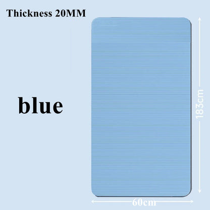 20MM 183×60cmThick Yoga Mats Anti-slip Sport Fitness Mat Blanket for Exercise Yoga and Pilates Gymnastics Mat Fitness Equipment American Fitness CLub