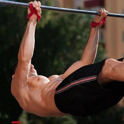 Gym Lifting Straps Barbell Deadlift Booster Belt Fitness Anti-slip Hand Wraps Wrist Straps Fitness Training Auxiliary Belt American Fitness CLub