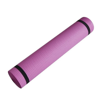 Yoga Mat Anti-skid Sports Fitness Mat 3MM-6MM Thick EVA Comfort Foam Yoga Mat for Exercise Yoga and Pilates Gymnastics Mat American Fitness CLub