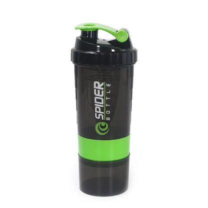 Protein Shaker Bottle Leak-Proof 3-Layer Twist off Sports Shaker Cup for Mixing Protein Powder - Portable Fitness Beverage American Fitness CLub