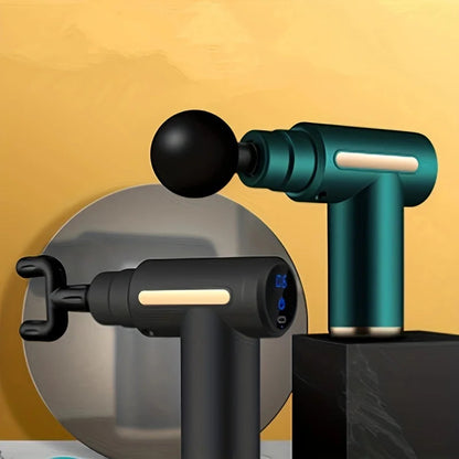 1 Massage Gun, Deep Muscle Handheld Massager for Body, Back and Neck Pain, Ultra-Compact and Elegant Design, High Torque Drive, 6 Modes and 6 Gears American Fitness CLub