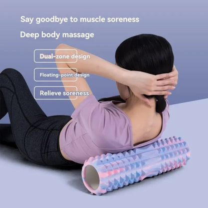 Foam Roller-for Deep Tissue Massage,Back Pain Relief Muscle Roller, Massage EVA Roller for Self Massage Exercise, Yoga, Pilates American Fitness CLub