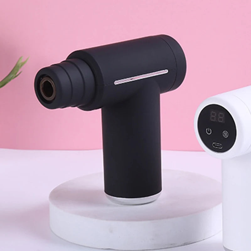 Professional Level Muscle Massage Gun Relaxation Intelligent Exercise Fitness Massager Cold And Hot Compress Fascia Gun 6 Heads American Fitness CLub