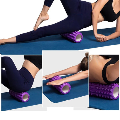 Foam Massage Roller, Hollow Yoga Column Fitness Equipment for Muscle Massage, Physiotherapy and Sports Rehabilitation, Rolle American Fitness CLub