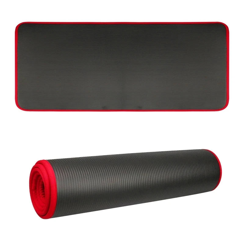 10mm Extra Thick Yoga Mats for Beginners anti-slip Exercise Mats for GYM Fitness Pilates Meditation Pads Home gym Workout Mats American Fitness CLub