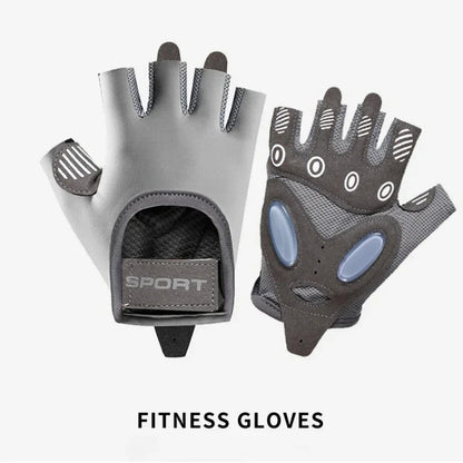 1 Pair Gym Body Building Training Fitness Gloves Sports Weight Lifting Exercise Slip-Resistant Gloves for Women Men Yoga Gloves American Fitness CLub
