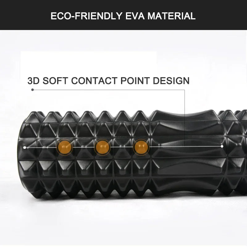 Foam Roller-for Deep Tissue Massage,Back Pain Relief Muscle Roller, Massage EVA Roller for Self Massage Exercise, Yoga, Pilates American Fitness CLub