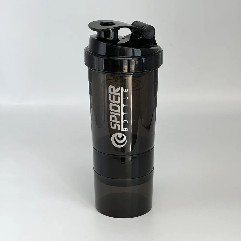 Protein Shaker Bottle Leak-Proof 3-Layer Twist off Sports Shaker Cup for Mixing Protein Powder - Portable Fitness Beverage American Fitness CLub