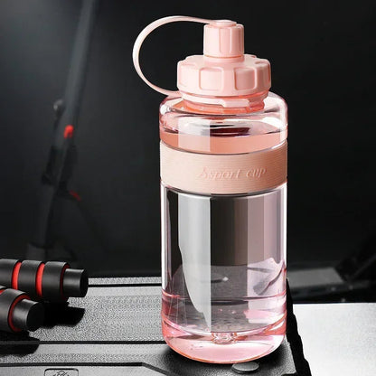 2 Liter Big Water Bottle With Straw 2L/1.5L/1L/0.6L Large Capacity School Gym Sports Drinking Bottles Fitness botella de agua 물병 American Fitness CLub