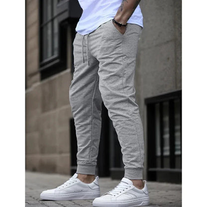 Summer Men's Joggers Ideal for Running Fitness Breathable Sweatpants for Workout Fashion Casual Trousers American Fitness CLub
