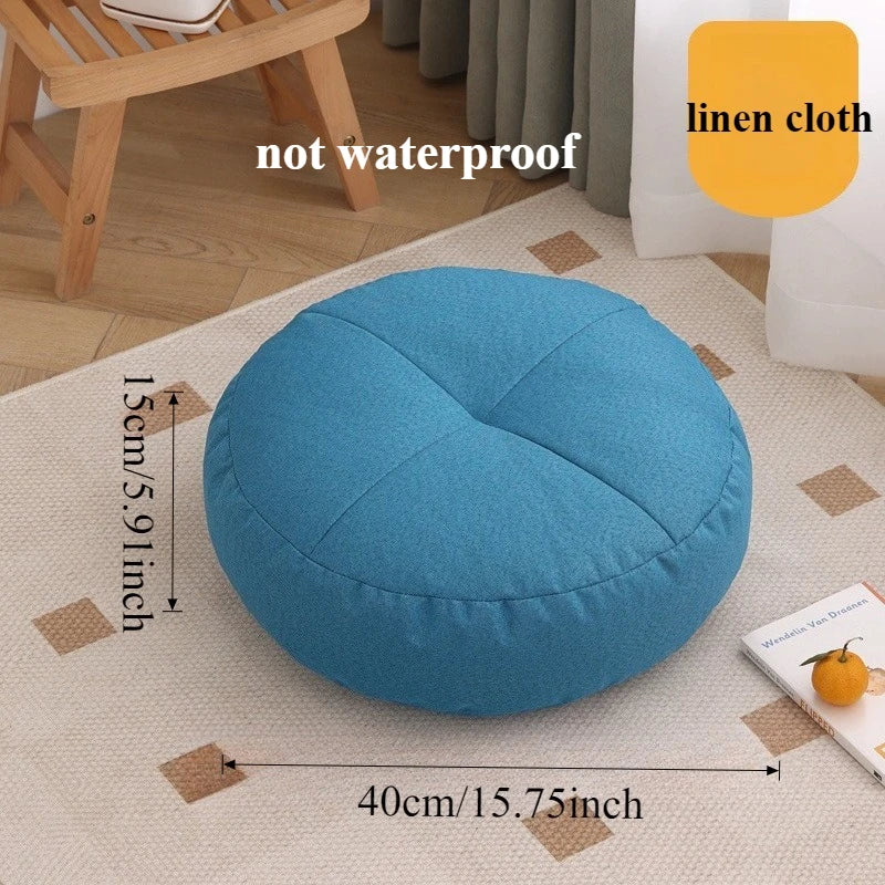 Floor Cushion Round Floor Seating Pillow Cushion Meditation Yoga Seat Kneeling Mat Thick Waterproof Cushions 방석 두꺼운 Cojín Silla American Fitness CLub