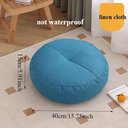 Floor Cushion Round Floor Seating Pillow Cushion Meditation Yoga Seat Kneeling Mat Thick Waterproof Cushions 방석 두꺼운 Cojín Silla American Fitness CLub