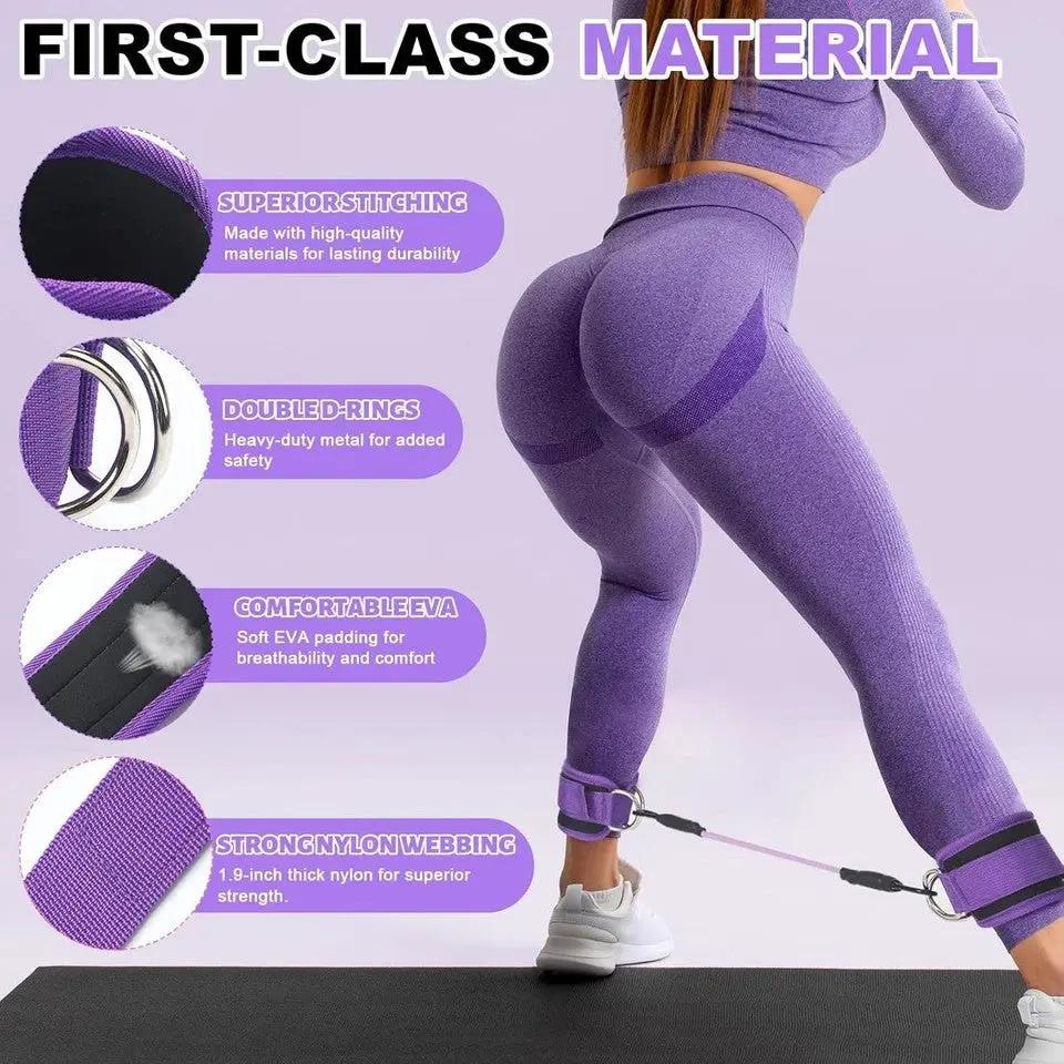 Pilates Ring Circle Set 18 Pcs Exercise Equipment 